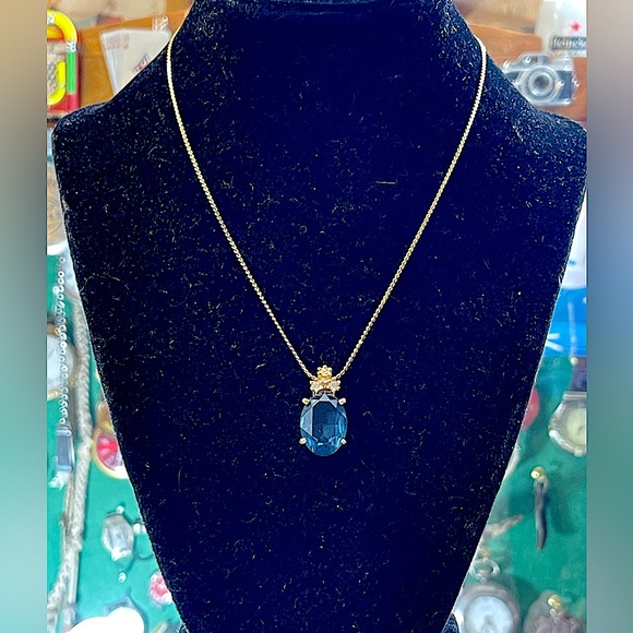 Dior Jewelry - Vintage Dior Blue Stone Necklace